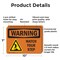 Signmission 7 in Height, 10 in Width, Plastic, Rectangle OS-2PACK-WS-P-710-L-12945 - alternate 2